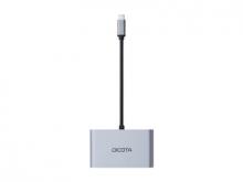 DICOTA 5-in-1 - Dockingstation - USB-C - HDMI, DP
