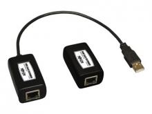 Tripp Lite 1-Port USB Over Cat5/Cat6 Extender Video Transmitter Receiver 150` - USB-Erweiterung - USB - über CAT 5/6 - 4-polig USB Typ A / 4-polig USB Typ A - bis zu 45.7 m - für P/N: B202-150-WP, U224-1R4-R, U224-4R4-R, UR022-006-SLIM, UR030-006-SLI