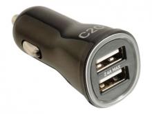 C2G Smart - Auto-Netzteil - 2.4 A - 2 Ausgabeanschlussstellen (USB) - Schwarz