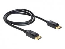 Delock - DisplayPort-Kabel - DisplayPort (M) zu DisplayPort (M) - 1 m - Schwarz
