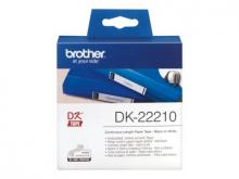 Brother DK-22210 - Schwarz auf Weiß - Rolle (2,9 cm x 30,5 m) Etiketten - für Brother QL-1050, 1060, 1110, 500, 550, 560, 570, 580, 600, 650, 700, 710, 720, 820