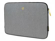 DICOTA Skin FLOW - Notebook-Hülle - 35.8 cm - 13" - 14.1" - Grau, Gelb