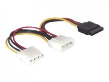 Kabel Power SATA HDD > 2x 4pin Stecker/Buchse