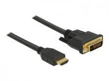 HDMI zu DVI 24+1 Kabel bidirektional 3 m Delock