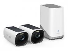 eufyCam S330 (eufyCam 3) - Videoserver + Kamera(s) - drahtlos (Wi-Fi) - 3 Kamera(s) - CMOS - Schwarz, weiß