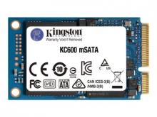 Kingston KC600 - SSD - verschlüsselt - 256 GB - intern - mSATA - SATA 6Gb/s - 256-Bit-AES - Self-Encrypting Drive (SED), TCG Opal Encryption