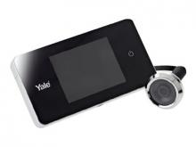 Yale Digital door viewer - Digitaler Türspion - batteriebetrieben - 8.1 cm (3.2") LCD Monitor - 1 Kamera(s) - Silber