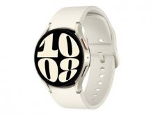 Samsung Galaxy Watch6 - 40 mm - intelligente Uhr mit Sportband - Cream - Bandgröße: S/M - Anzeige 3.33 cm (1.3") - 16 GB - NFC, Wi-Fi, Bluetooth - 28.7 g - Gold
