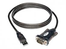 Tripp Lite 5ft USB to Serial Adapter Cable USB-A to DB9 RS-232 M/M 5` - Serieller Adapter - USB - RS-232 - Schwarz