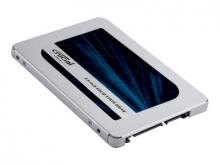 Crucial MX500 - SSD - verschlüsselt - 250 GB - intern - 2.5" (6.4 cm) - SATA 6Gb/s - 256-Bit-AES - TCG Opal Encryption 2.0