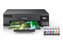 Epson EcoTank ET-18100 - Drucker - Farbe - Tintenstrahl - nachfüllbar - A3 - 5760 x 1440 dpi - bis zu 8 Seiten/Min. (einfarbig)/bis zu 8 Seiten/Min. (Farbe) - Kapazität: 80 Blätter - USB, Wi-Fi