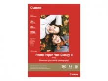 Canon Photo Paper Plus Glossy II PP-201 - Hochglänzend - 270 Mikron - 130 x 130 mm - 265 g/m² - 20 Blatt Fotopapier - für PIXMA iP110, iP4870, iP8770, iX6560, iX6770, MP258, MX727, PRO-1, PRO-10, 100, TS7450