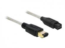 Delock - IEEE 1394-Kabel - FireWire 800 (M) zu FireWire, 6-polig (M) - 3 m