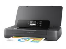 HP Officejet 200 Mobile Printer - Drucker - Farbe - Tintenstrahl - A4/Legal - 1200 x 1200 dpi - bis zu 20 Seiten/Min. (einfarbig)/ bis zu 19 Seiten/Min. (Farbe) - Kapazität: 50 Blätter - USB 2.0, USB-Host, Wi-Fi