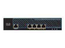 Cisco 2504 Wireless Controller - Netzwerk-Verwaltungsgerät - 4 Anschlüsse - 50 MAPs (verwaltetete Zugriffspunkte) - 1GbE - 1U