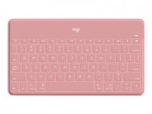 Logitech Keys-To-Go - Tastatur - Bluetooth - AZERTY - Französisch - Blush Pink - für Apple iPad/iPhone/TV