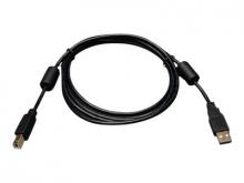 Eaton Tripp Lite Series USB 2.0 A to B Cable with Ferrite Chokes (M/M), 6 ft. (1.83 m) - USB-Kabel - USB (M) zu USB Typ B (M) - USB 2.0 - 1.8 m - geformt - Schwarz