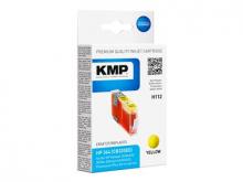 KMP H112 - 8 ml - Gelb - kompatibel - Tintenpatrone (Alternative zu: HP 364, HP CB320EE) - für HP Deskjet 35XX, Photosmart 55XX, 55XX B111, 65XX, 7510 C311, 7520, Wireless B110